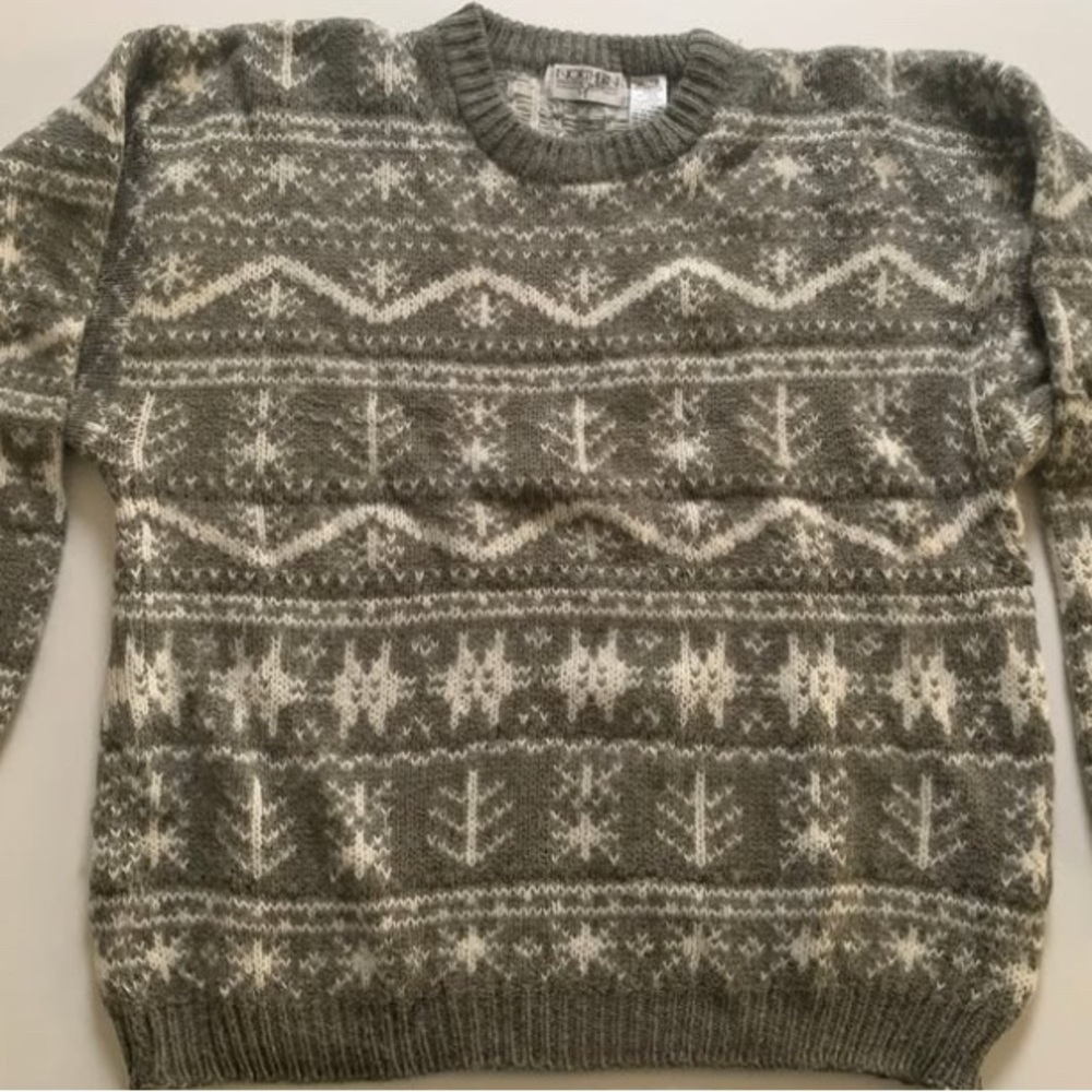 #58 Elegant Olive Patterned Women's Turtleneck Sweater